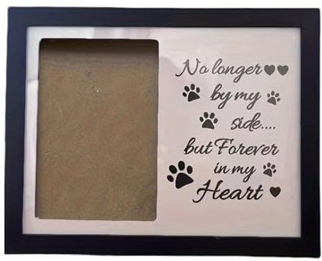 Ldabrye Cornice portafoto in legno per animali domestici con foto commemorative con cane e gatti, supporto per foto, simpatia, decorazione per la casa e il desktop