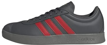 adidas Herren Vl Court Base Shoes, Grey Six/Better Scarlet/Grey Four, 46 EU