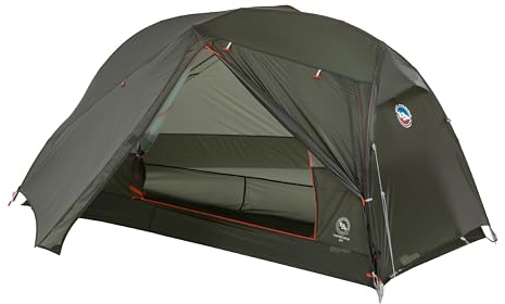 Big Agnes Copper Spur UL - Rucksackzelt für Camping, 3 Jahreszeiten, Ultraleicht, wasserdicht, eloxierte Stangen, Lichen Grün, 1 Person