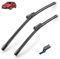 Frontwischer-Set für VW Polo 4 9N3 2006–2009 2007 2008, beschichtetes Scheibenwischerblatt, 21+19Zoll(Right hand drive)