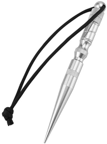 Nicear Paracord Knotting Tools Diy Braiding Lacing Needle Sewing Tools And Smoothing Tools Easy To Use Suitable For Leather Cord Bracelet Braiding Silver