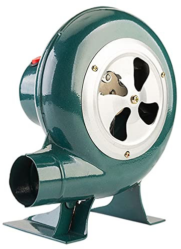 Souffleur électrique de forge de forge – Style vintage – Outil de soufflage de charbon pour feu de barbecue, puissance de 30 W, idéal pour la forge et le travail des métaux
