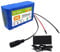 Caimcie 24 V 20 Ah 6S2P E-Bike Lithium-Ion Battery Pack with Charger Built-in BMS Protection Ideal for Electric Bicycle, for Electric Bicycles, Scooters, Wheelchairs T