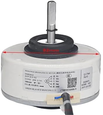 GZLLWVNK Kompatibel Mit Hisense, Klimaanlage ZWA108D80A 8D31B 8D02B, DC-Lüftermotor for Den Innenbereich, 25 W, Rückwärtsgang