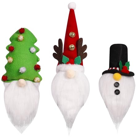 Youany Christmas Bottle Covers,Reusable Lid Topper Protector,3piece Wine Bottle Sleeve | for Beer Whiskey Glass Holiday Birthday Halloween Travel Home Kitchen