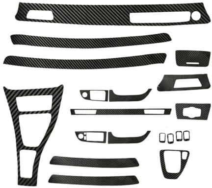 Interieur Zubehör Für 3 Serie E90 2005-2012 3D Innen Glänzend Carbon Fiber Wrap Trim Aufkleber Links Hand Stick Auto Innen Aufkleber Interior Verkleidung