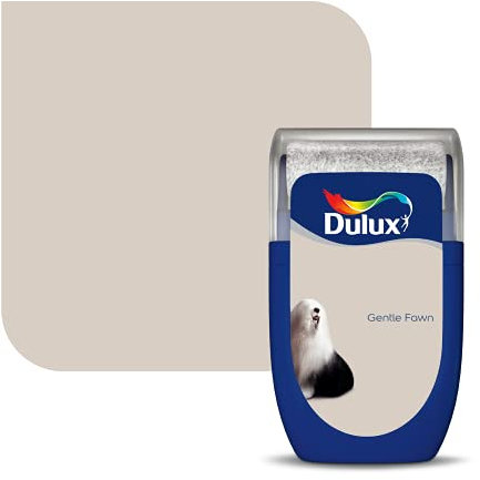 Dulux Walls & Ceilings Tester Paint, Gentle Fawn, 30 ml