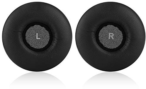 Jecobb Y50 Ersatz-Ohrpolster mit Protein-Leder und Memory-Schaum für AKG Y50 On-Ear-Kopfhörer (nicht passend für AKG andere Serien) (schwarz)