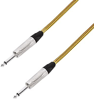Adam Hall Cables 5 STAR IPP 0450 Vintage - Cable para instrumentos (conector Neutrik de 6,3 mm a conector jack de 6,3 mm, 4,5 m)