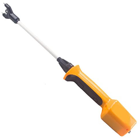 Elektrischer Viehtreiber, Teleskopschlagstock Mit Elektroschocker Wiederaufladbarer Elektrischer Tierbetäubungsstab für Vieh Rinder Schafe, 68cm