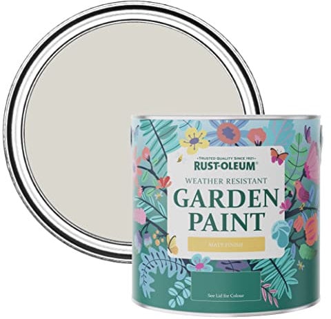 Rust-Oleum Brown Mould-Resistant Garden Paint In Matt Finish - Mocha 2.5L