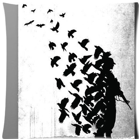 Banksy Soldier Graffiti Zitat Kissenbezüge 45 x 45 cm