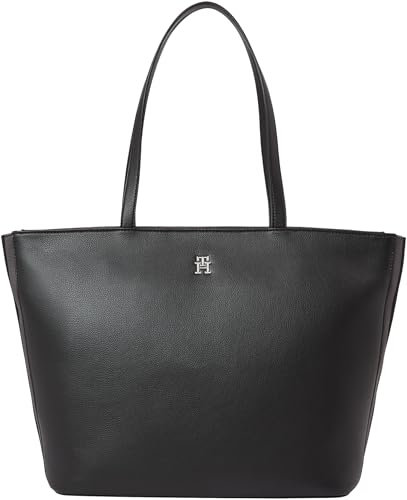 Tommy Hilfiger Femme TH Essential SC Tote AW0AW15720 Fourre-Tout, Noir (Black), OS