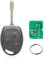 3 Tasten Autoschlüssel Fernbedienung für Ford Mondeo Focus Fiesta KA (433MHz 4D60 Chip) (4D60)