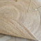 EBayin Tappeti rotondi in paglia tappeti per soggiorno camera da letto Bulrush erba naturale canna tappeto rattan tavolo da tè tappetini tessuti a mano