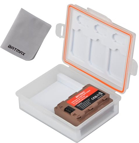 Batmax NP-FZ100 Batteries avec USB Port et Boîtier de Stockage de Batterie & Carte mémoire Compatible avec Sony A9 A9R A9S, A7III A7IV A7RIII A7R3 A7R IV A7C A7S III A6600 ILCE 9M2 BC-QZ1