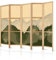 murando - Paravent Innen Raumteiler Holz Botanik Abstrakt 225x172 cm 5-teilig Japanische Trennwand Raumtrenner Room Divider Mobiler Sichtschutz Spanische Wand Raum Abtrennung Natur f-A-10175-bh-b