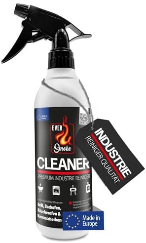 Eversmoke Cleaner - Premium Reiniger für Grill, Backofen, Räucherofen & Kaminscheiben - Entfernt hartnäckiges Fett und eingebrannte Rückstände - Kraftvoll & effektiv