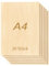Tocome 20 Stück A4 Sperrholz Linde 297 x210 x 3mm Laserfähig Sperrholzplatte 3mm Linden Holzplatten Plywood Holz für laser
