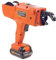 12V Elektrische Rebar Bindemaschine Automatische Rebar Tying Bindemaschine 8-34mm Professionelle Bewehrungsbindemaschine mit Aufbewahrungsbox 2 Lithium Ionen Batterien (Orange)