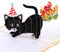 Dimeho Lustige Pop-Up-Geburtstagskarte mit Katze, 3D-Katze mit furzendem Konfetti, süße Geburtstagskarten, handgefertigt, Pop-Up-Grußkarten mit Katzenmotiv, Geschenke für Ehemann, Ehefrau, Freund