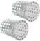 PATIKIL Gutter Guard Filter 2-1.6, 2 Pcs PVC Termination Cap Mesh Screen Roof Vent Cover Stainless Steel Conical Exhaust Pipe Cover Downspout Guard Filter Strainer for Downspout