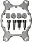 Cpolebev CPU Cooler Fan Bracket Heatsink Holder Parts Computer Back Plate Replacement Cooling Support Heatsink for AM4 AM5