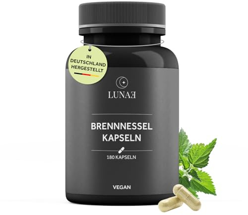 Lunae Nutrition Brennnessel Kapseln, 180 Stück