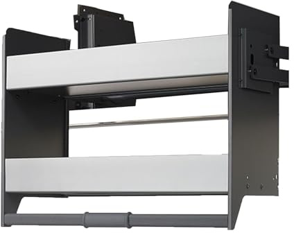 Doppelwandiger, robuster Ausziehschrank mit Gewürzregal und verstellbaren Einlegeböden, ideal für Küchen, Bars, Cafés und Schränke – für optimale Raumausnutzung und einfachen Zugriff. Maße: