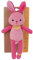 Jemini 023077 Baby Lapin Peluche Hochet Rose +/- 32 cm