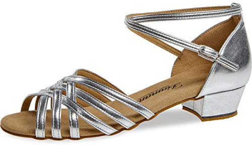 Diamant Damen 008-035-013 Tanzschuhe, Silber (Silber 013), 40.5 EU