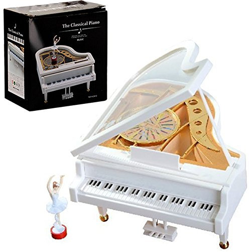 Mechanische Musik Box Klassische Musik Box weiß Piano Ballett Mädchen Music Box Dancing Mädchen Music Box (weiß)