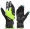 INBIKE Winterhandschuhe Fahrrad MTB Handschuhe Herren Damen Winter Touchscreen Fahrradhandschuhe Beheizbar für Radsport Road Race Downhill Wandern Grün M