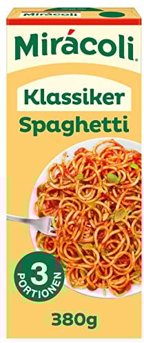 Mirácoli Fertiggerichte Spagehtti Klassiker mit Tomatensauce 3 Portionen, 380g