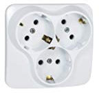 Enchufe Schuko de 3 enchufes, empotrable, IP20 (5311)
