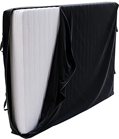 Double Mattress Cover for Moving and Storage Dreamzie - 135x190 x 25 cm - OEKO TEX and Made in EU - Mattress Bag with 4 Handles and a Zip