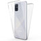 NALIA 360 Grad Handyhülle kompatibel mit Samsung Galaxy A71 Hülle, Full-Cover Silikon Bumper mit Displayschutz vorne Hardcase hinten, Komplettschutz Dünn Fullbody Case Handy-Tasche Skin - Transparent