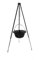 troph-e-shop Set Gulaschkessel 14 L mit Deckel Emaille und Dreibein Teleskop 90-145 cm