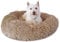 ZOLLNER kuscheliges Hundebett rund, Donut 60 cm, waschbar, Hellbraun