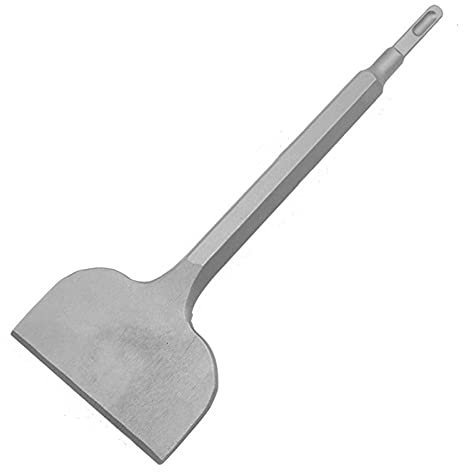Elektrischer Hammermeißel Rundschaft Zwei-Schlitz-Zweischlitz-Gebogene Meißel-Schaufel-Wand-Beton-Schlagbohrmaschine Ellbogen-Verbreiterungsmeißel, Quadrat 17x280x100mm