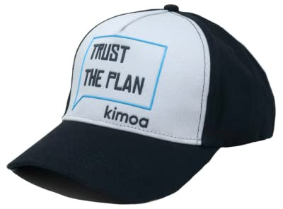 KIMOA Trust The Plan Cap Baseballkappe, Bicolor, Einheitsgröße