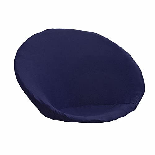 MagiDeal Housse de Chaise de Soucoupe Douce, Housse de Chaise en Polyester Amovible, pour Adultes, Bleu foncé