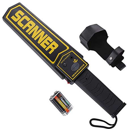 NATOTINORCH Handheld Metal Detector Wand,High-Sensitivity Security Detector Wand, for Security Inspection, Detection of Various Electronic Products, Metal Products, Weapons, Knives Scanner