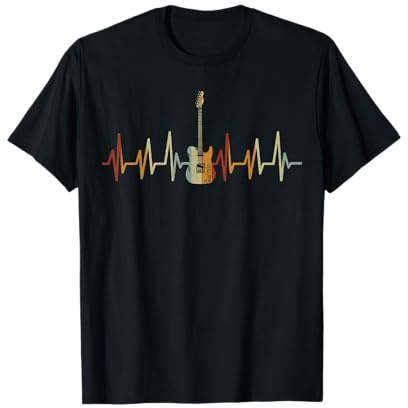 Gitarre Tshirt Gitarrist Konzert Gitarristen Musik Vintage T-Shirt