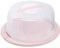 keeeper Recipiente redondo para tartas con tapa, Asa ergonómica, Fácil transporte de tartas, Ricardo, Rosa nórdico