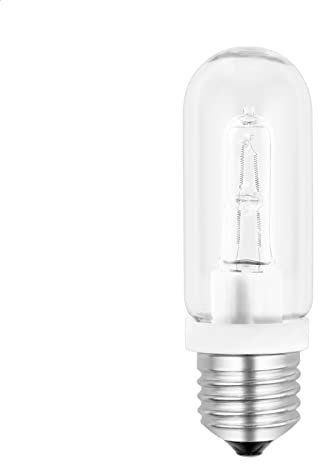 SCNNC T32 E27 Röhre Halogen Leuchtmittel AC230V 200W Dimmbar, 3300LM Warmweiß 2700K, Klar Halogenlampe Ceramik E27 T32 für Hotelbeleuchtung, Restaurantbeleuchtung, Fotografie Modellierlampen, 1 Stück
