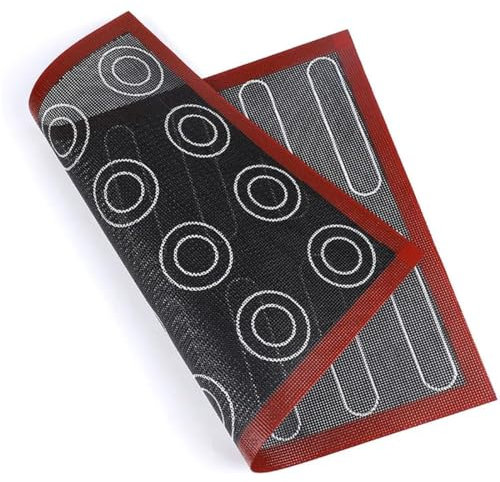 YHIJSR Four Micro-perforés en Silicone, à Double Face, Antiadhésifs, Résistants à la Chaleur et Réutilisables pour Macarons, Soufflés 40 x 30 cm