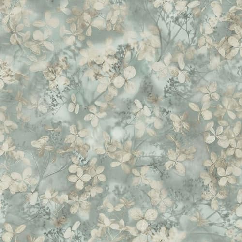Erismann Abode Play of Light Blossom Sage Green Wallpaper 10415-07