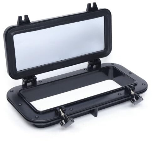 FUROMG Boat Yacht Square Porthole Boat Window Opening Window Port Hole Portlight Hatch Marine for Boats/ Yachts / Motorhomes / Industrial Vehicles