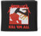 Rocksax Unisex Metallica Wallet-Kill Em All 1 Reisezubehör-Reisebrieftasche, Schwarz